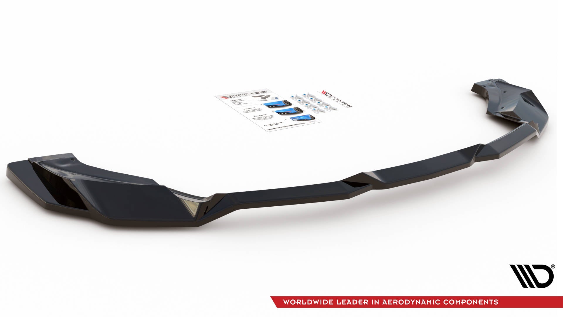 Maxton Design Heckansatz Chevrolet Corvette C8 schwarz Hochglanz für Chevrolet Corvette C8