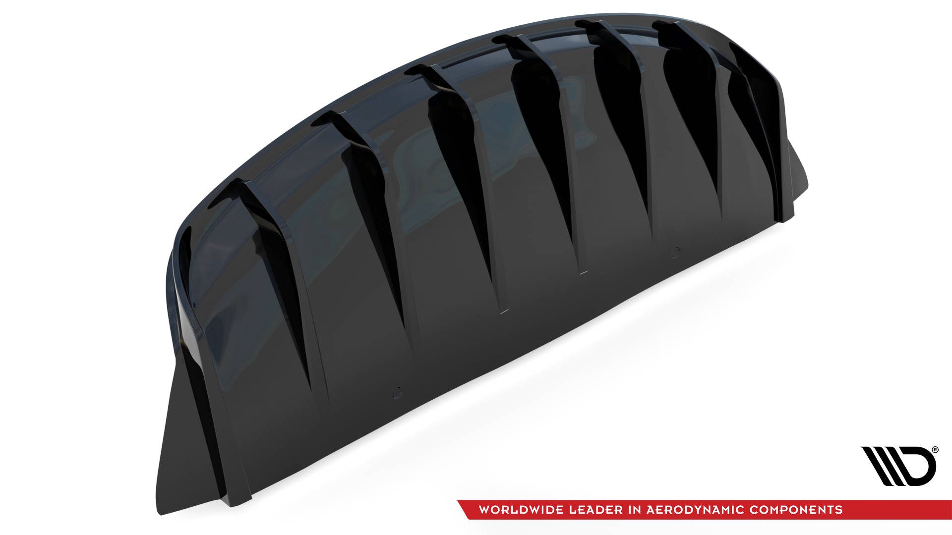 Maxton Design Diffusor Heck Ansatz V.2 passend für Tesla Model 3 schwarz Hochglanz
