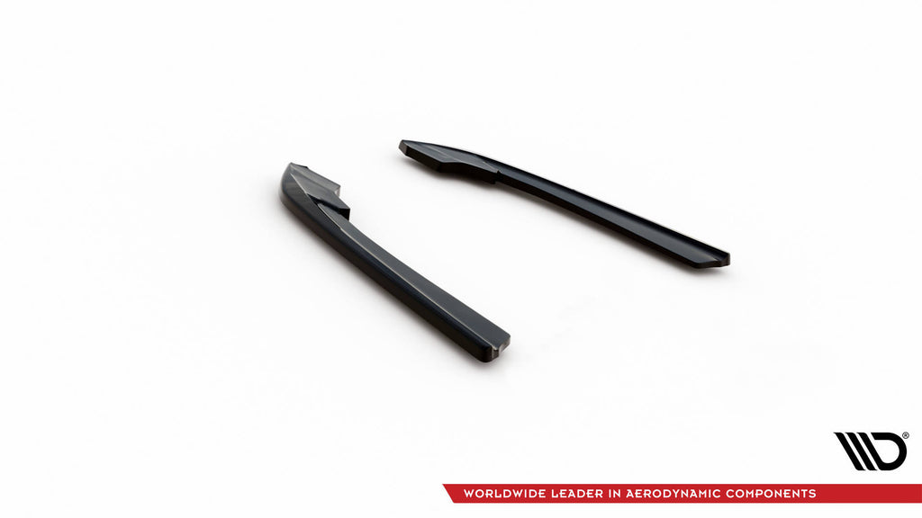 Maxton Design Heck Ansatz Flaps Diffusor V.3 passend für BMW M340i / M-Paket G20 / G21 schwarz Hochglanz