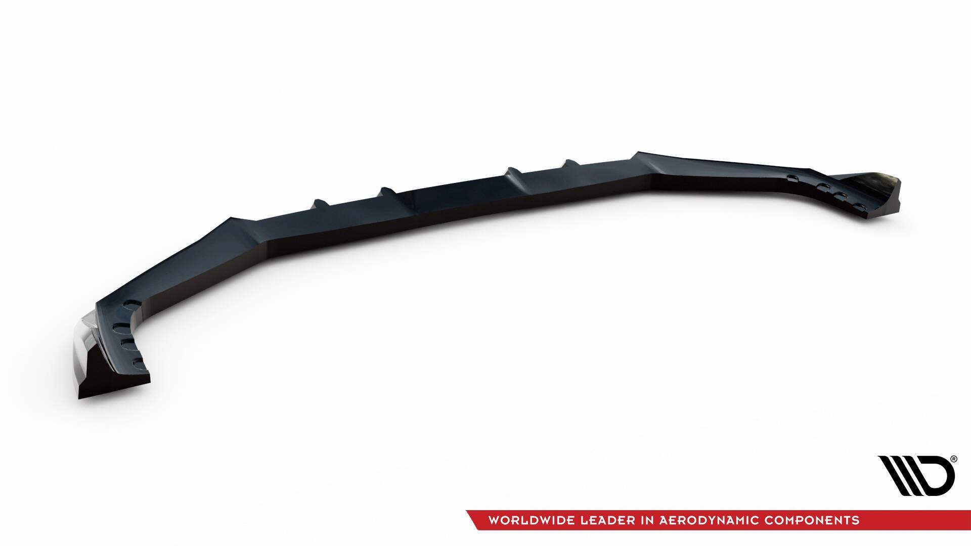 Maxton Design Street+ Spoilerlippe Front Ansatz V.1 passend für BMW X5 M F95 Facelift schwarz Hochglanz