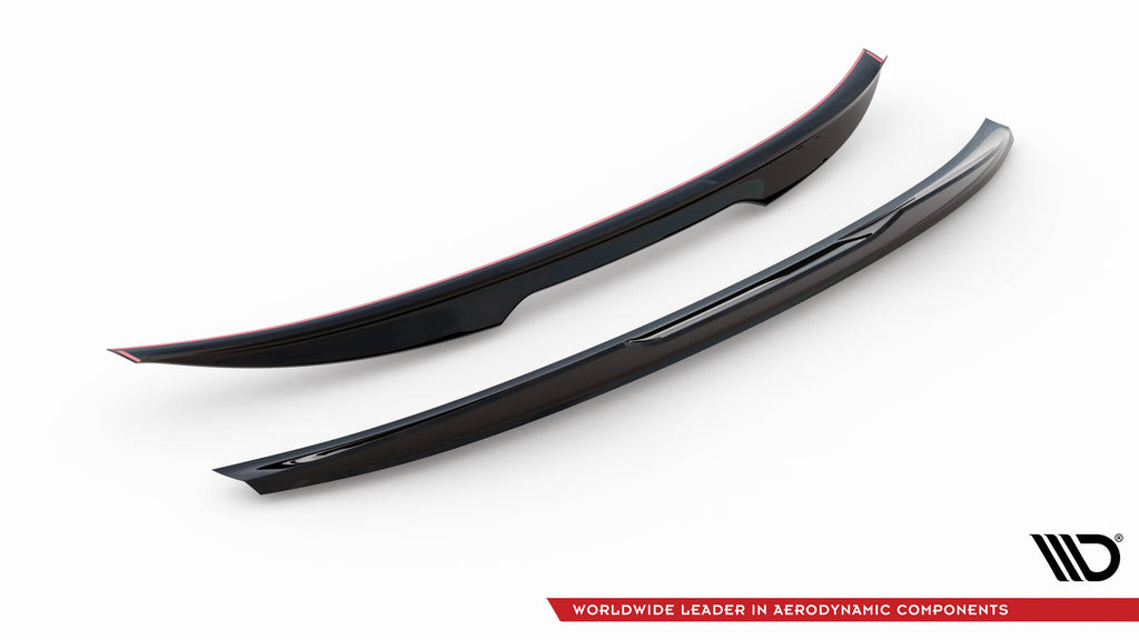 Maxton Design 3D Spoiler CAP passend für Bentley Continental Convertible GT Mk3 schwarz Hochglanz