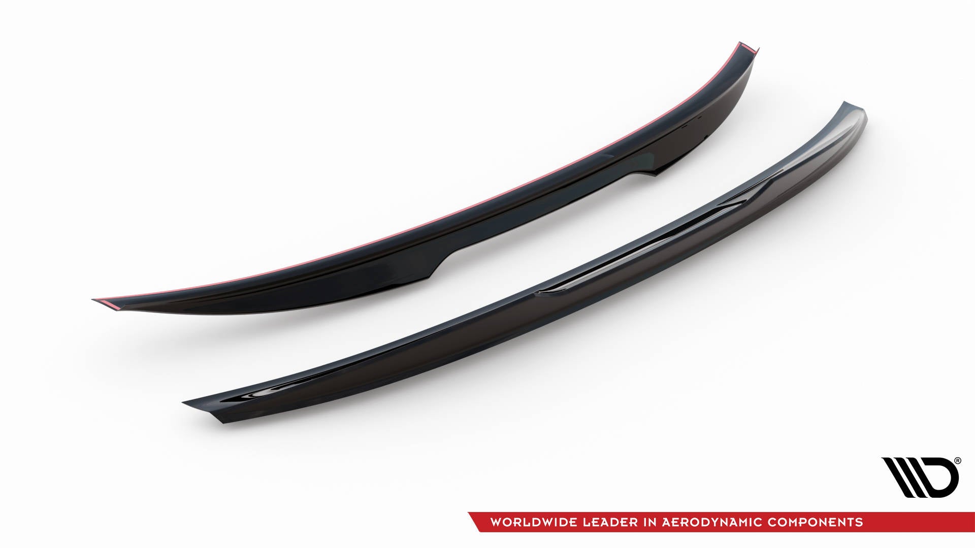Maxton Design 3D Spoiler CAP passend für Bentley Continental Convertible GT Mk3 schwarz Hochglanz