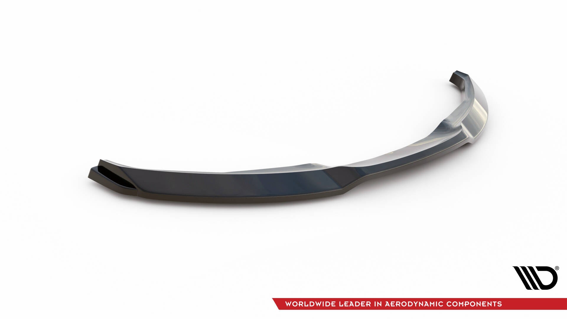 Maxton Design Street+ Spoilerlippe Front Ansatz V.1 passend für BMW 1er M-Paket E87 / E81 Facelift schwarz Hochglanz