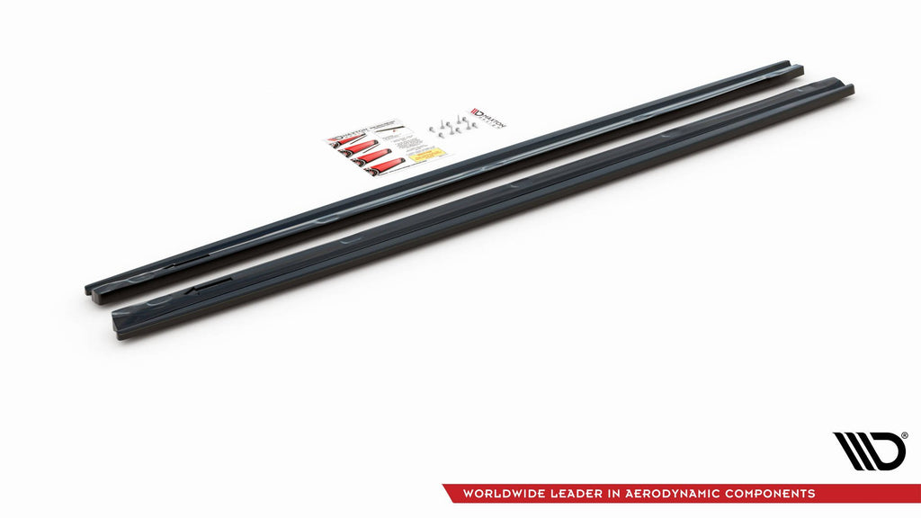 Maxton Design Street+ Seitenschweller Leisten passend für Citroen DS4 schwarz Hochglanz