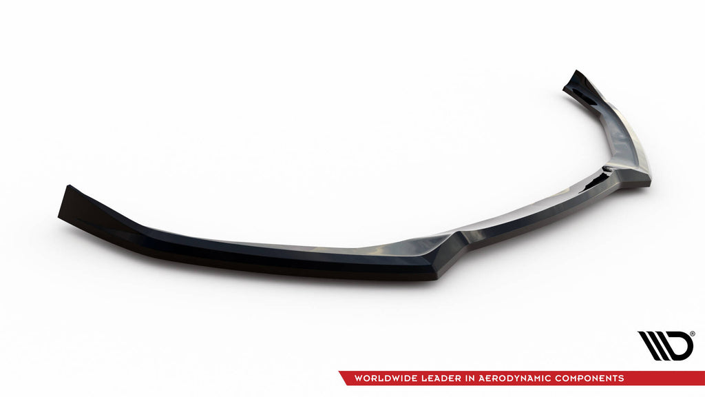 Maxton Design Street+ Spoilerlippe Front Ansatz V.1 passend für Jaguar XE R-Sport X760 schwarz Hochglanz