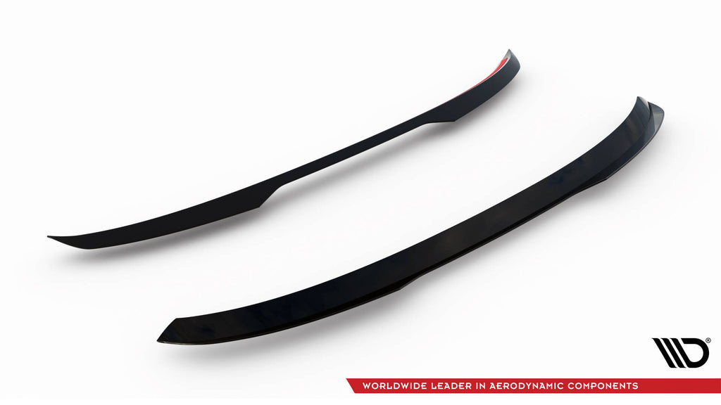 Maxton Design Spoiler CAP passend für VW Passat B9 schwarz Hochglanz