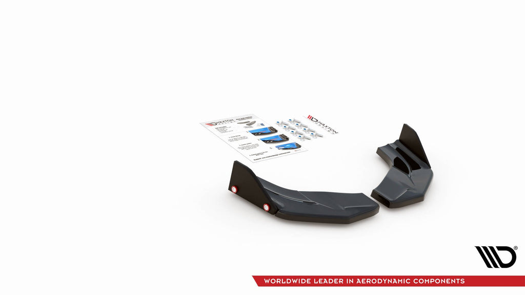 Maxton Design Heck Ansatz Flaps Diffusor V.7 + Flaps passend für Hyundai I30 N Mk3 Hatchback
