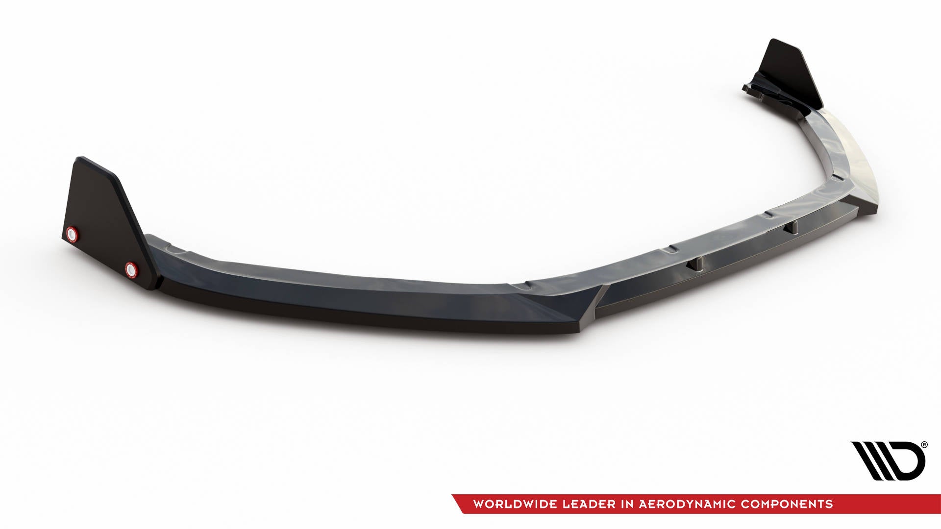 Maxton Design Street+ Spoilerlippe Front Ansatz V.1 + Flaps passend für Peugeot 208 GT Mk2