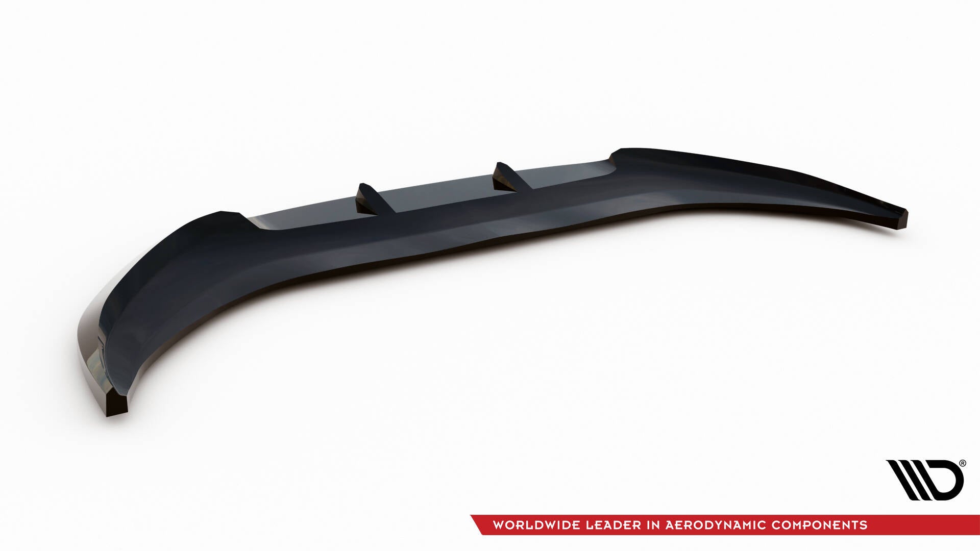 Maxton Design Street+ Spoilerlippe Front Ansatz passend für Ford Transit Connect Mk3 schwarz Hochglanz
