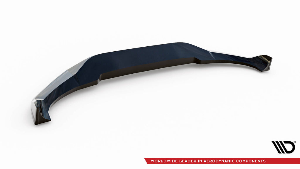 Maxton Design Street+ Spoilerlippe Front Ansatz V.2 passend für BMW X6 M-Paket G06 Facelift schwarz Hochglanz