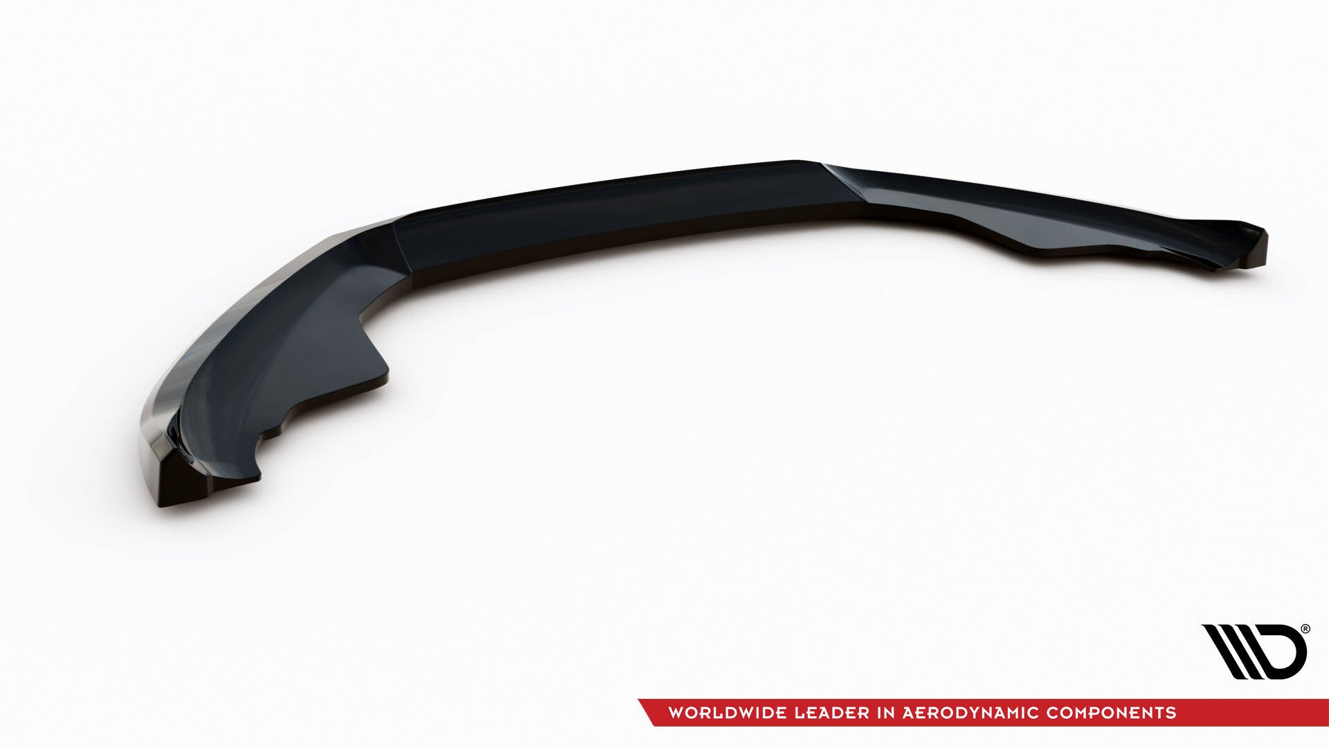 Maxton Design Street+ Spoilerlippe Front Ansatz V.3 passend für Audi S5 / A5 S-Line 8T schwarz Hochglanz