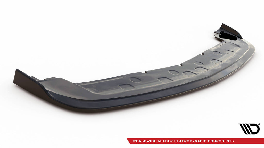 Maxton Design Street+ Spoilerlippe Front Ansatz passend für Dodge Challenger SRT Hellcat Widebody Mk3 schwarz Hochglanz