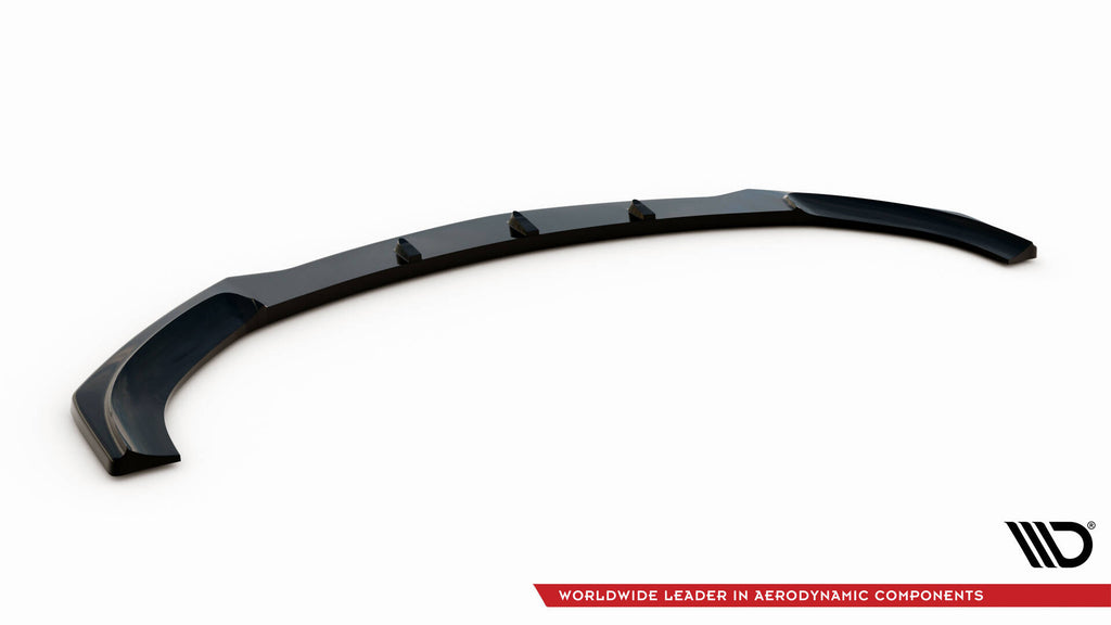 Maxton Design Street+ Spoilerlippe Front Ansatz V.1 passend für Mercedes-Benz E-Klasse W213 Coupe (C238) / Cabriolet (A238) AMG-Line / 53 AMG schwarz Hochglanz