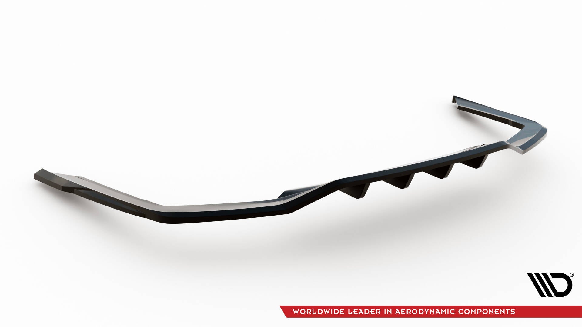 Maxton Design Street+ Mittlerer Diffusor RACE V.2 passend für BMW 7 M-Paket G11 / G12 Facelift schwarz Hochglanz
