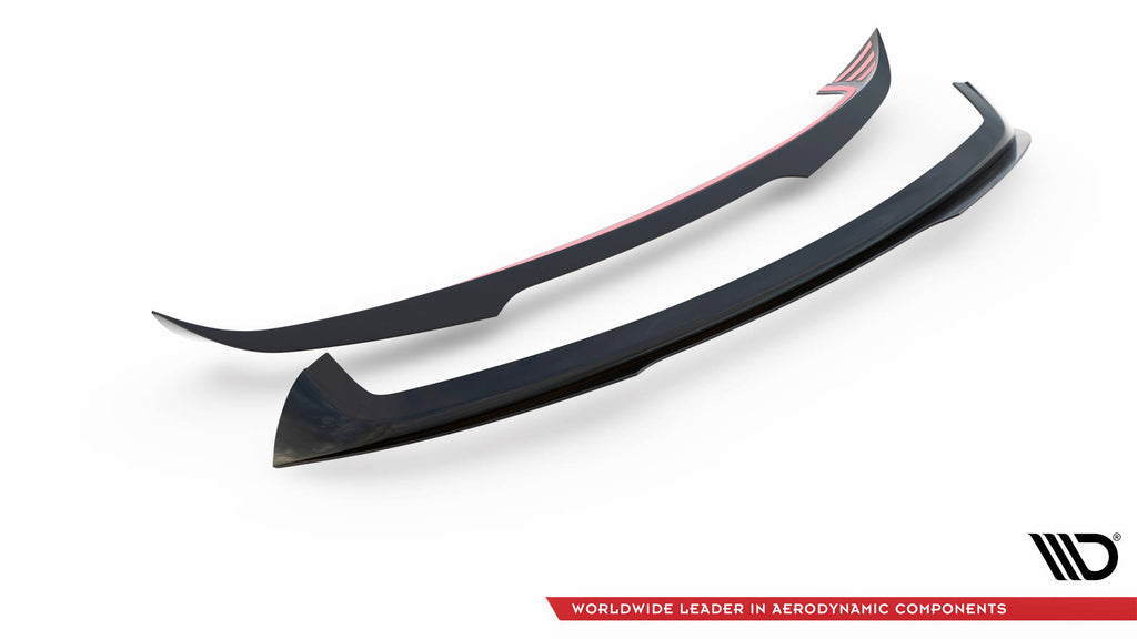Maxton Design Spoiler CAP passend für Seat Ateca Mk1 schwarz Hochglanz