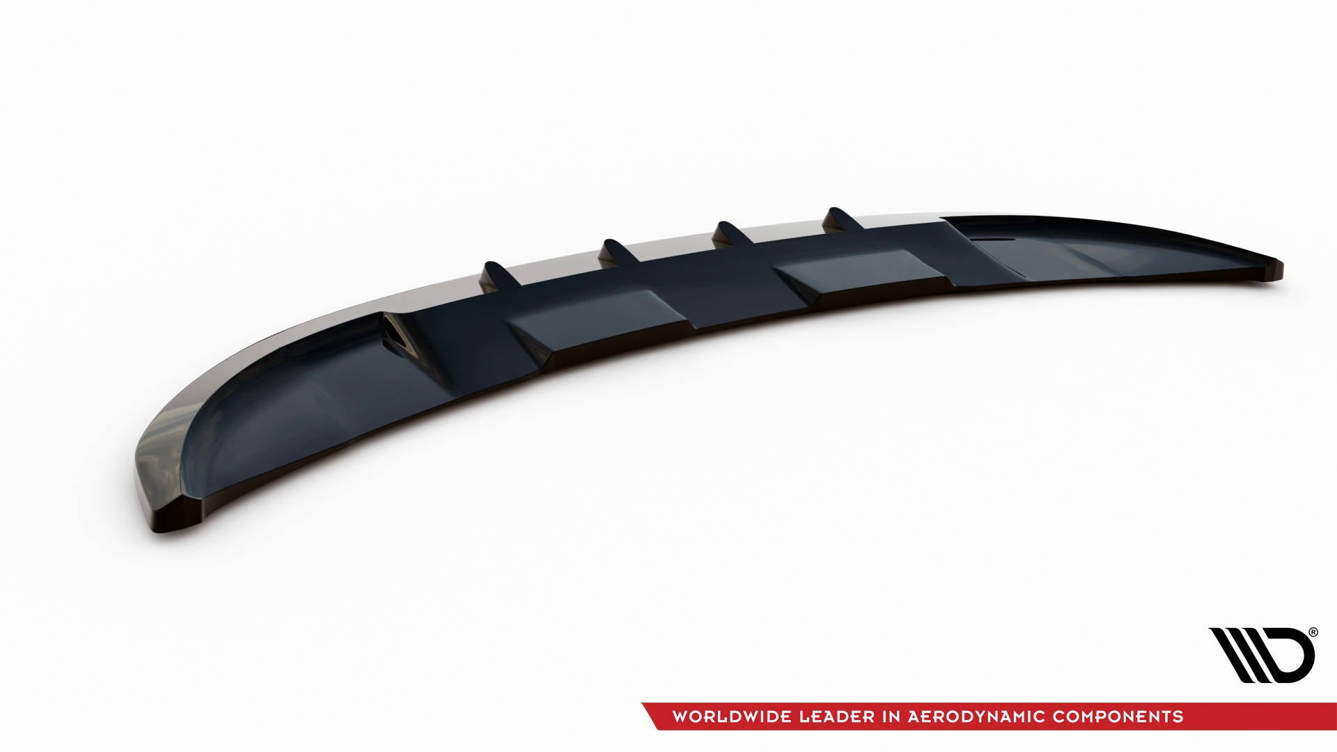 Maxton Design Street+ Spoilerlippe Front Ansatz V.1 passend für Land Rover Range Rover Sport SVR Mk2 schwarz Hochglanz