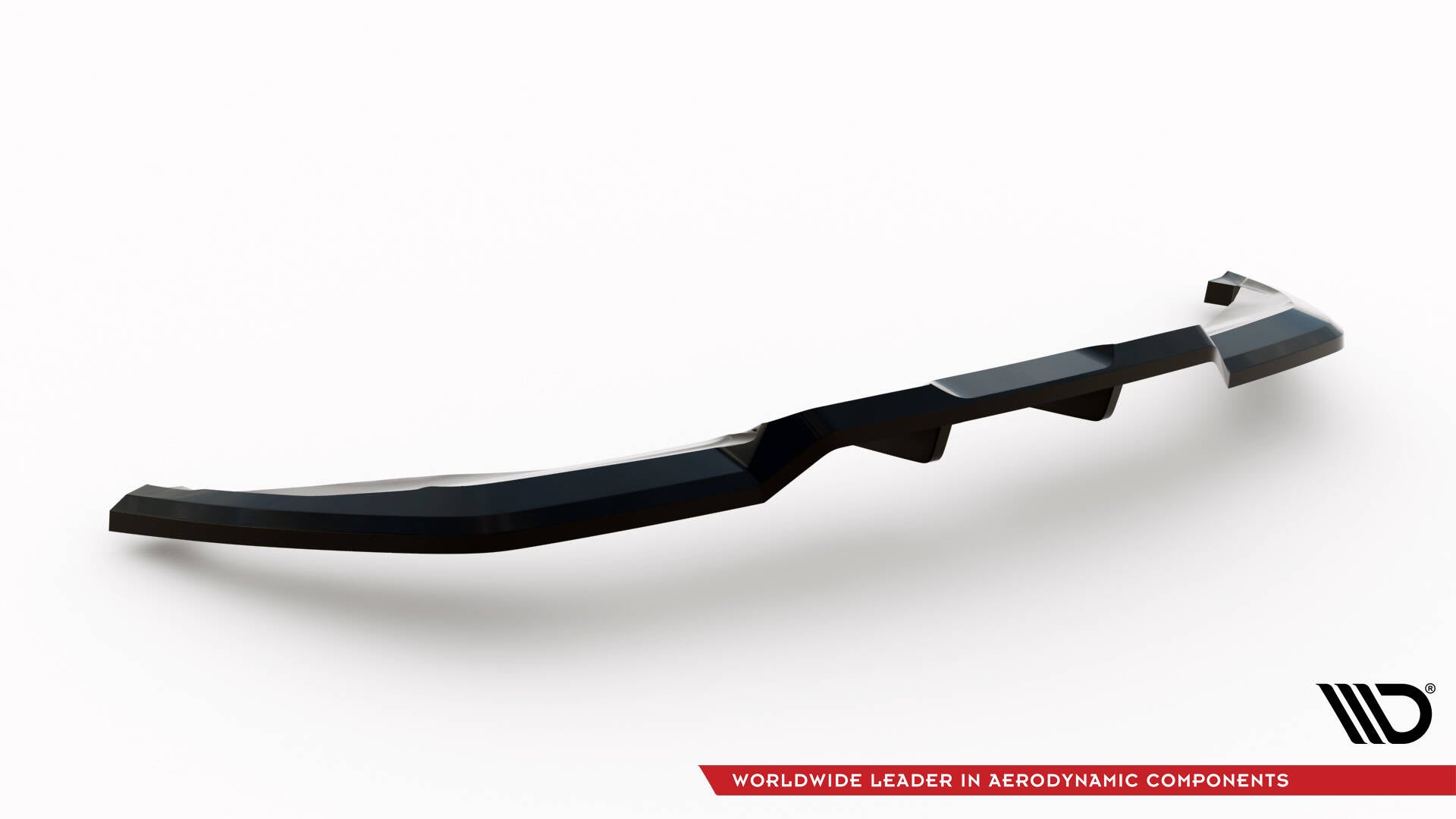 Maxton Design Street+ Mittlerer Diffusor RACE passend für Peugeot 3008 GT-Line Mk2 Facelift schwarz Hochglanz