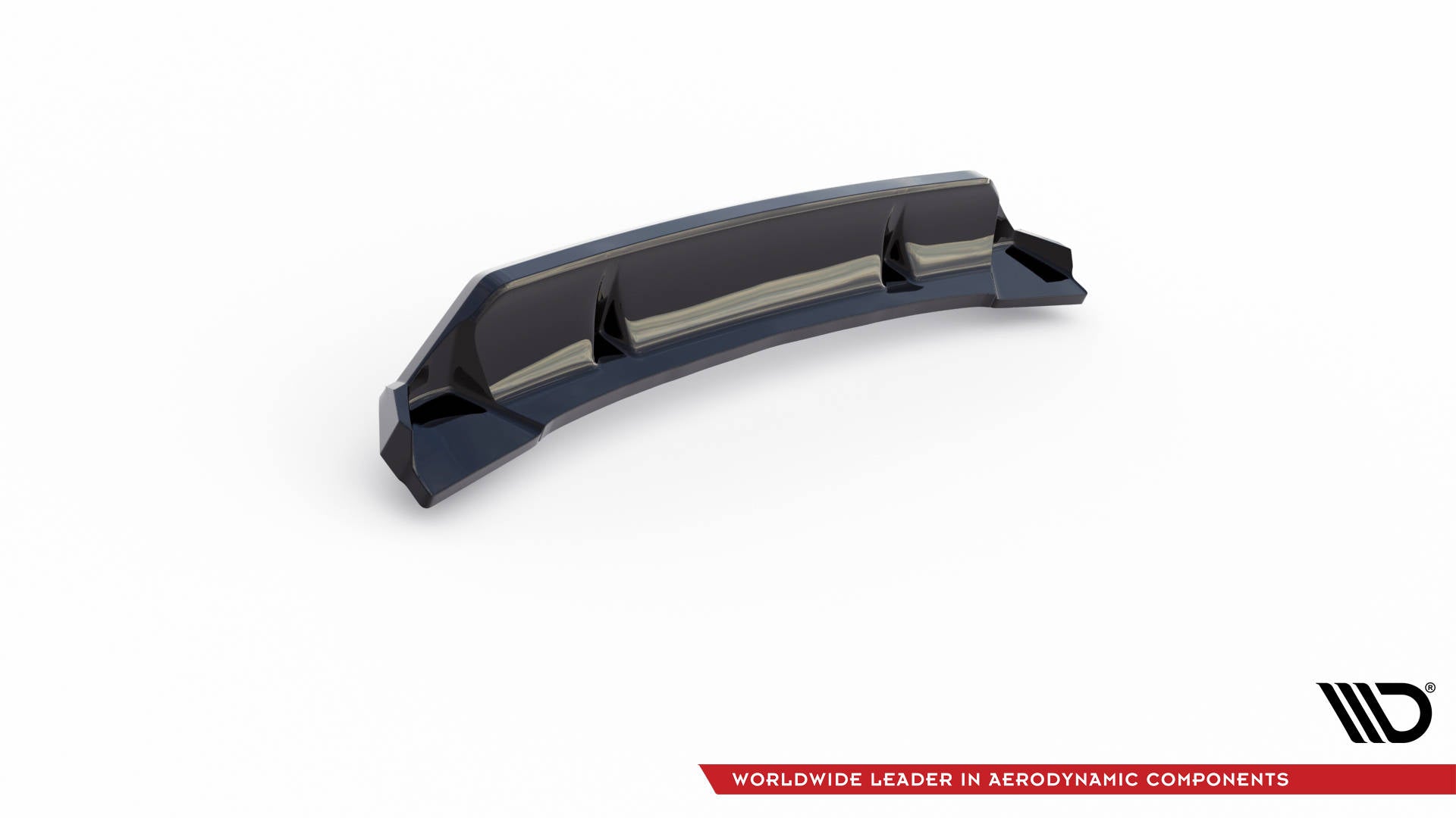Maxton Design Street+ Mittlerer Diffusor RACE passend für BMW X3 M-Paket G01 Facelift schwarz Hochglanz