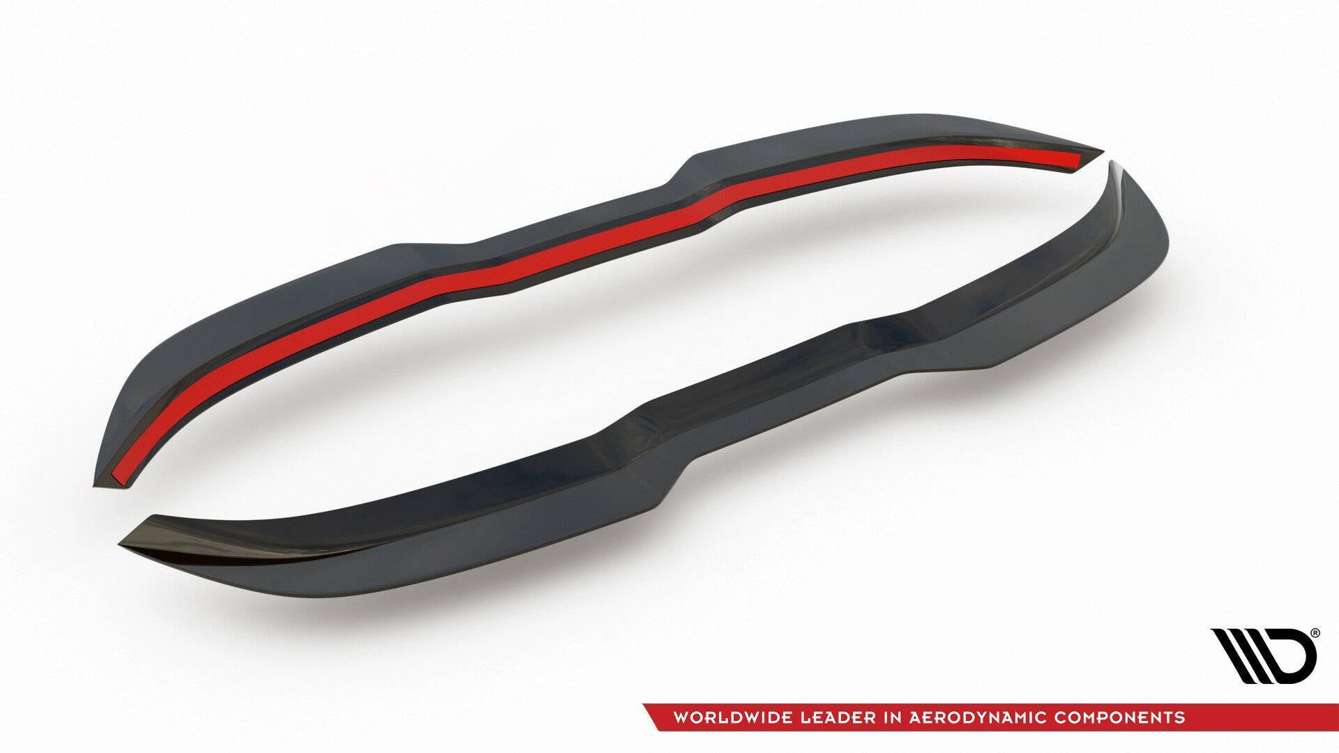 Maxton Design Spoiler CAP V.2 passend für Ford Focus Hatchback ST Mk4 schwarz Hochglanz