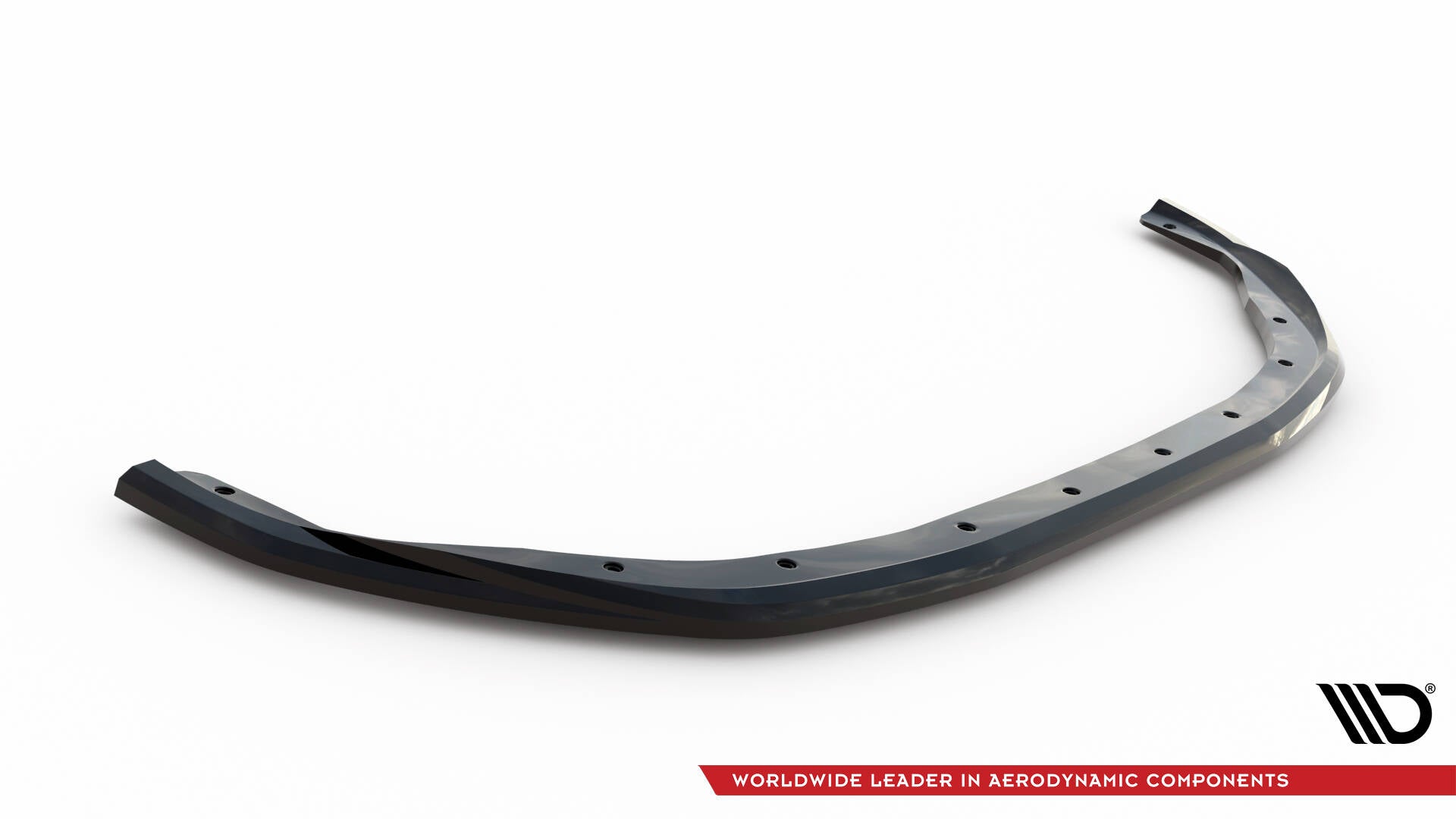 Maxton Design Street+ Spoilerlippe Front Ansatz V.2 passend für Renault Clio R.S. Line Mk5 schwarz Hochglanz