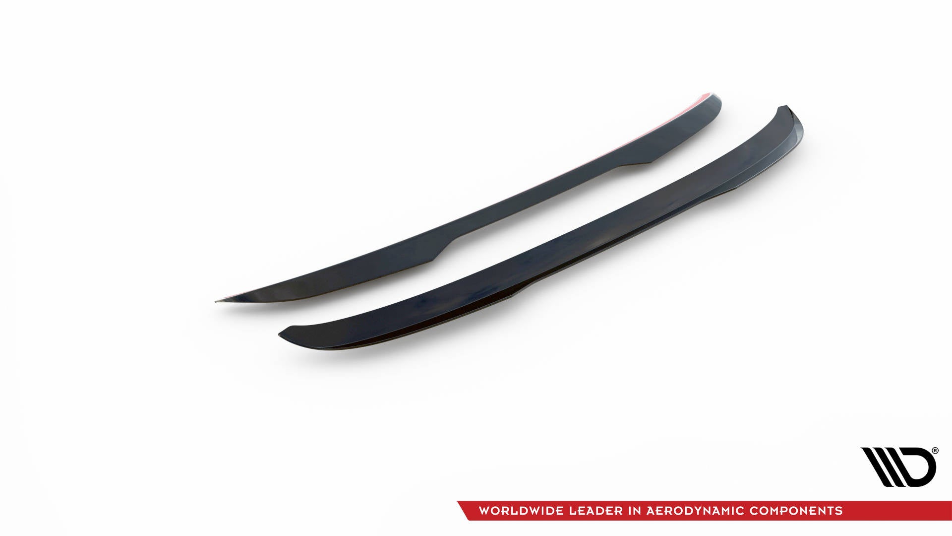 Maxton Design Spoiler CAP passend für Volvo V90 R-Design Mk2 schwarz Hochglanz