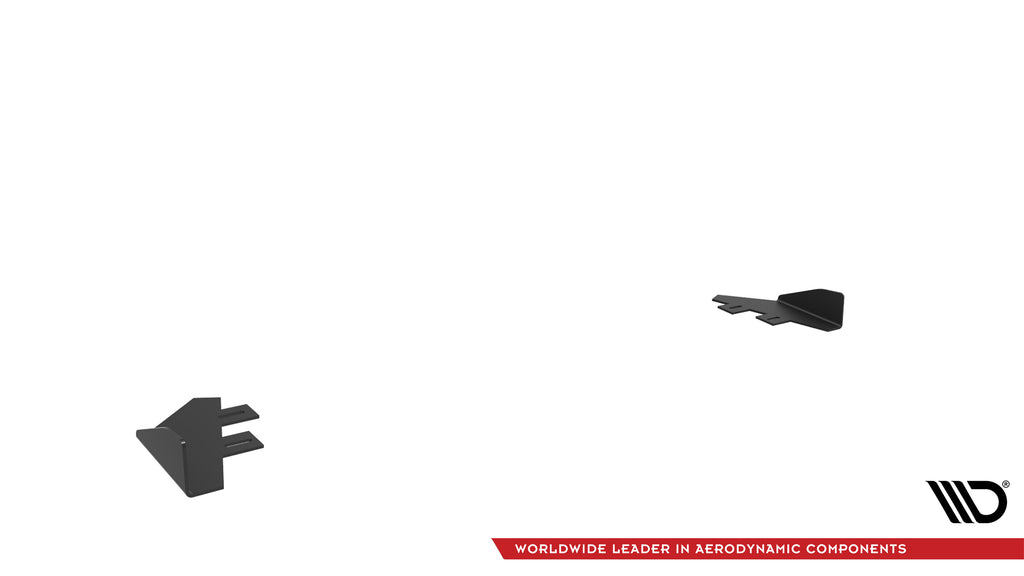 Maxton Design Hintere Seiten Flaps passend für Subaru BRZ Mk2 schwarz Hochglanz