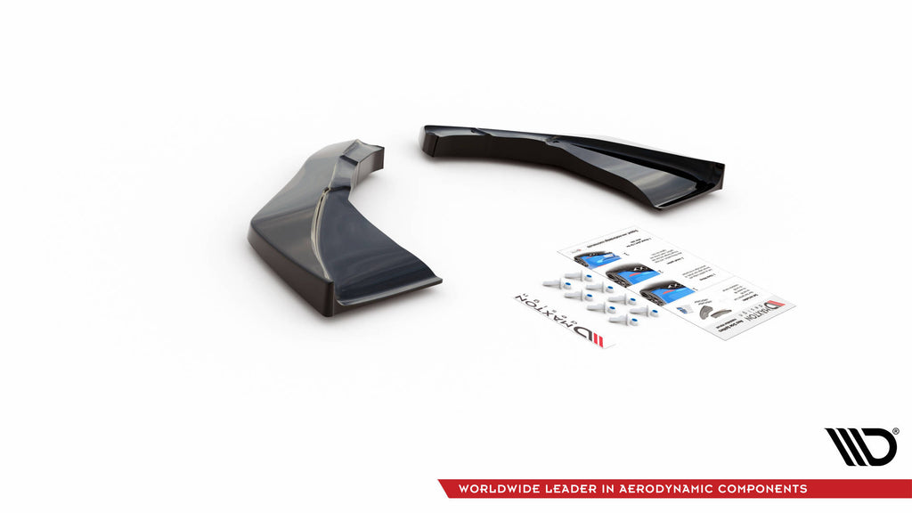 Maxton Design Heck Ansatz Flaps Diffusor V.2 passend für Nissan 370Z schwarz Hochglanz