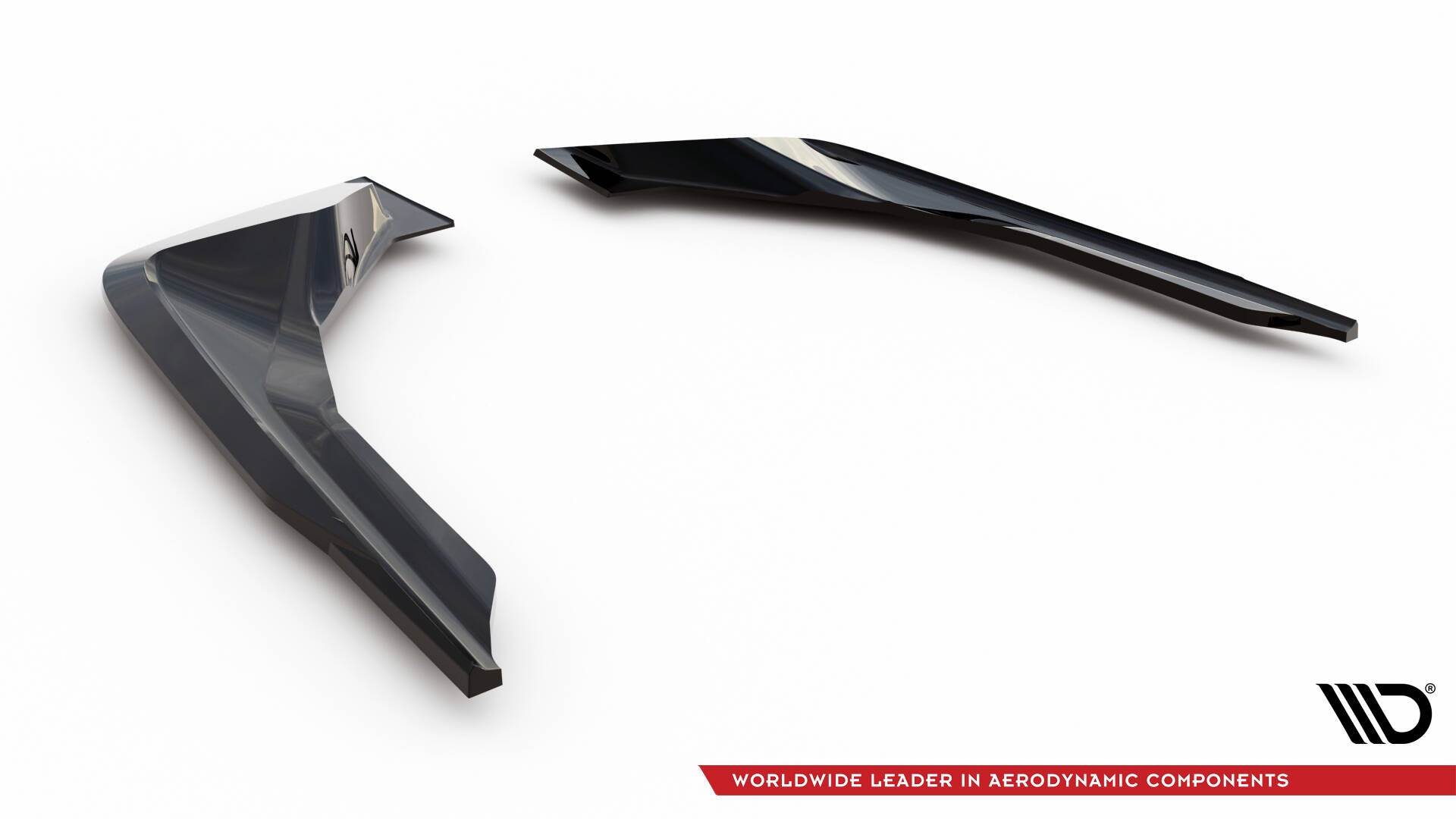 Maxton Design Heck Ansatz Flaps Diffusor passend für BMW M2 M-Performance G87 schwarz Hochglanz