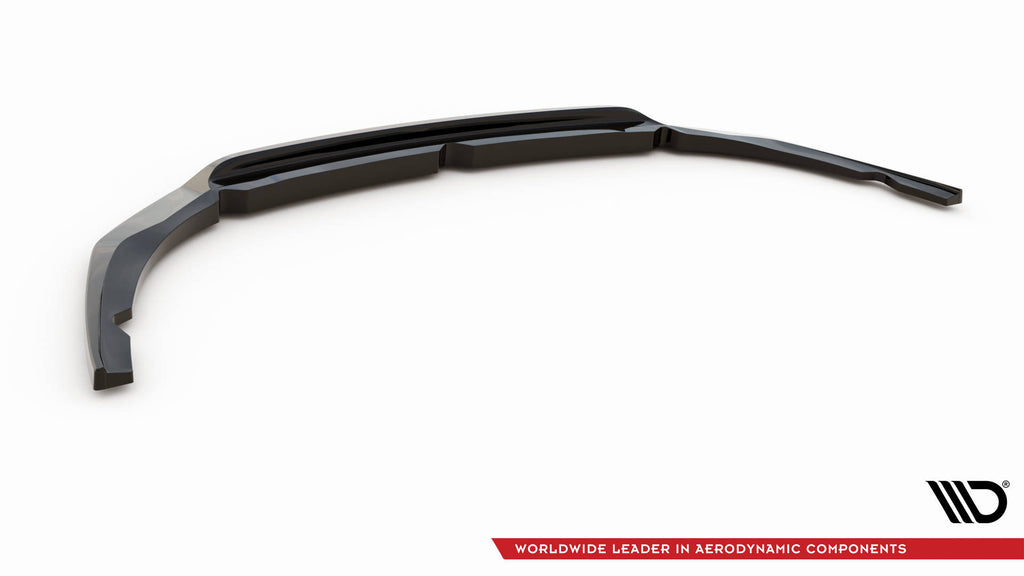 Maxton Design Street+ Spoilerlippe Front Ansatz V.1 passend für Kia Optima Mk4 Facelift schwarz Hochglanz
