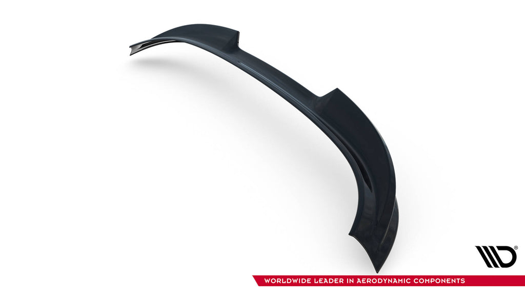 Maxton Design Niedriger Spoiler CAP 3D passend für VW Golf R Mk8 Facelift schwarz Hochglanz