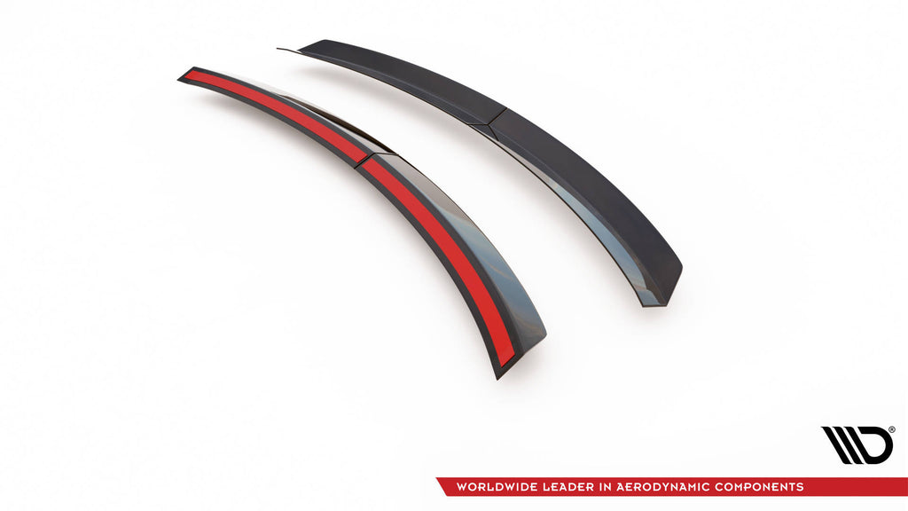 Maxton Design Spoiler CAP passend für Porsche Panamera GTS / Panamera E-Hybrid / Panamera Turbo S E-Hybrid 971 schwarz Hochglanz