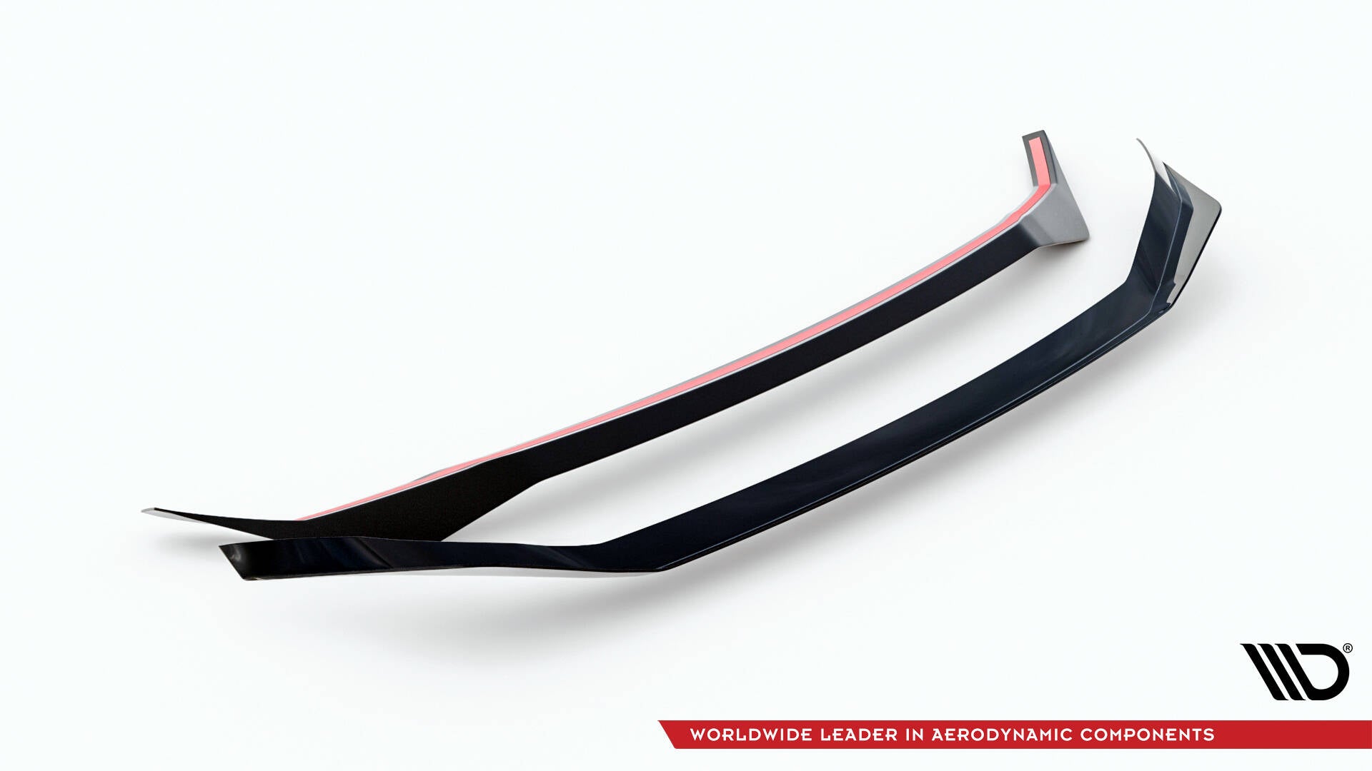 Maxton Design Spoiler CAP passend für Honda Civic Limousine Mk10 / Mk10 Facelift schwarz Hochglanz