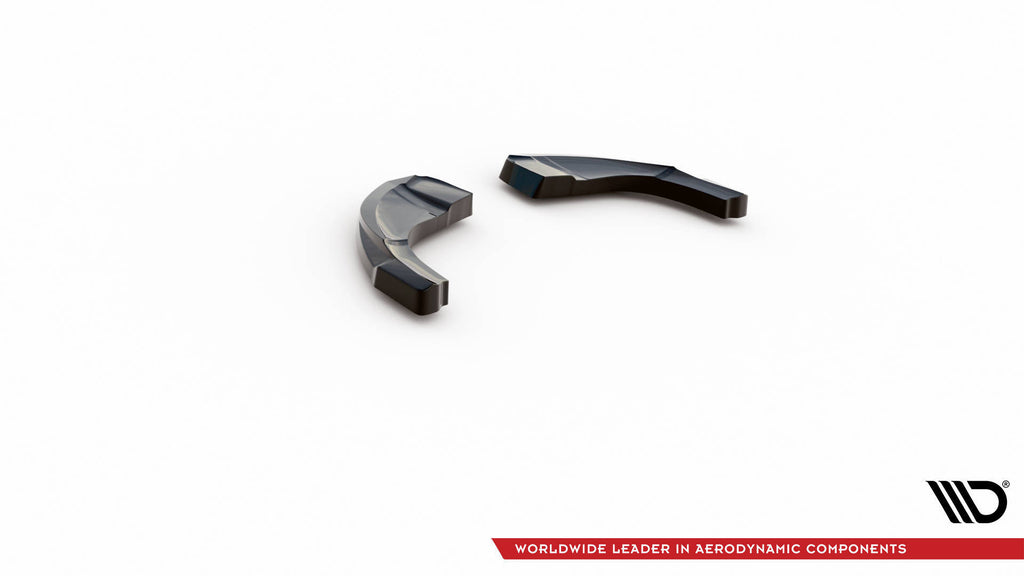 Maxton Design Heck Ansatz Flaps Diffusor V.1 passend für Hyundai Kona Mk1 schwarz Hochglanz