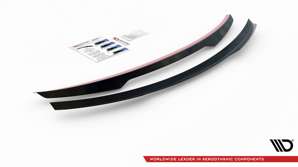 Maxton Design Spoiler CAP passend für Opel Insignia Mk2 schwarz Hochglanz