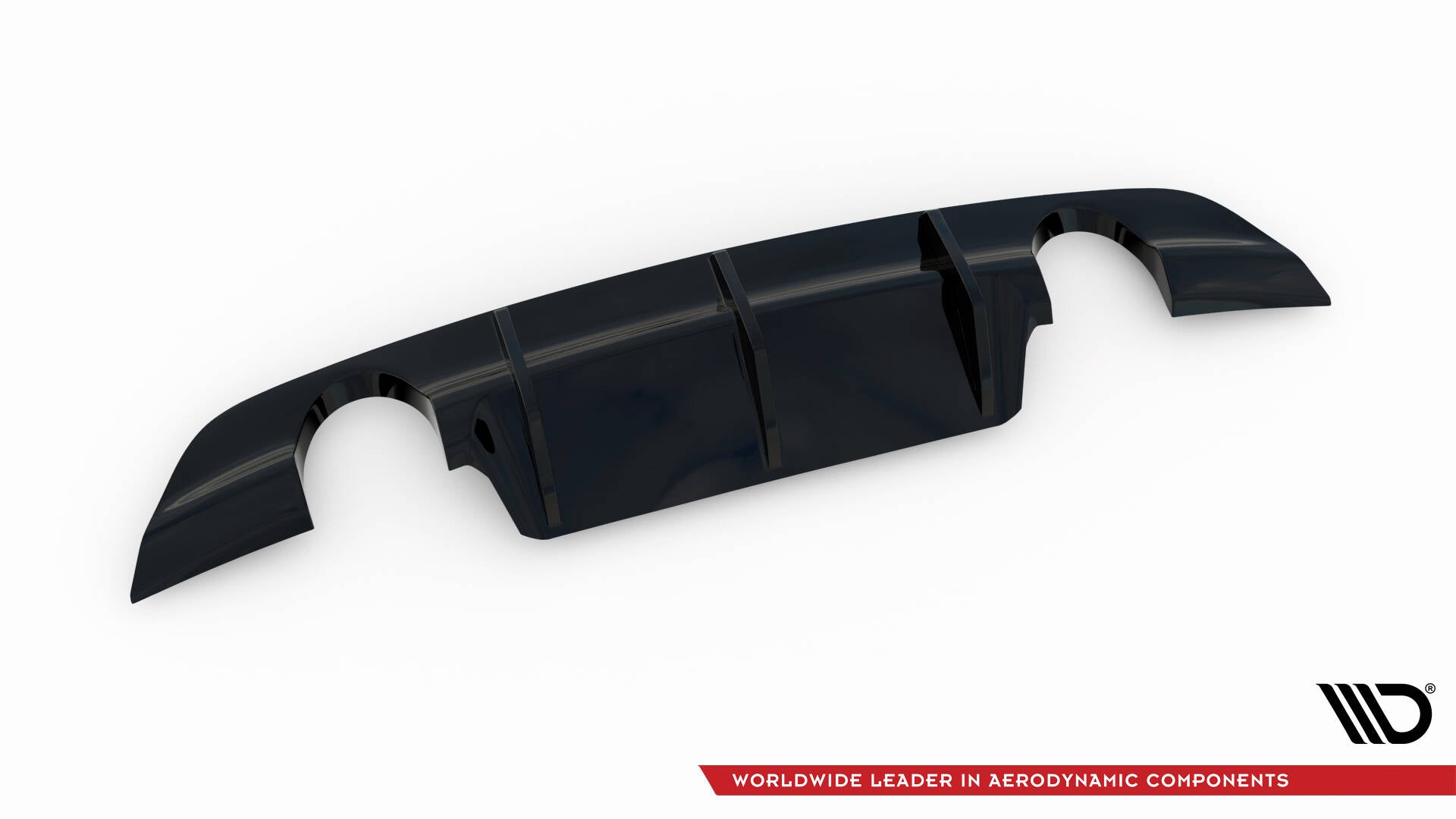 Maxton Design Diffusor Heck Ansatz passend für Jaguar XE R-Dynamic X760 Facelift schwarz Hochglanz