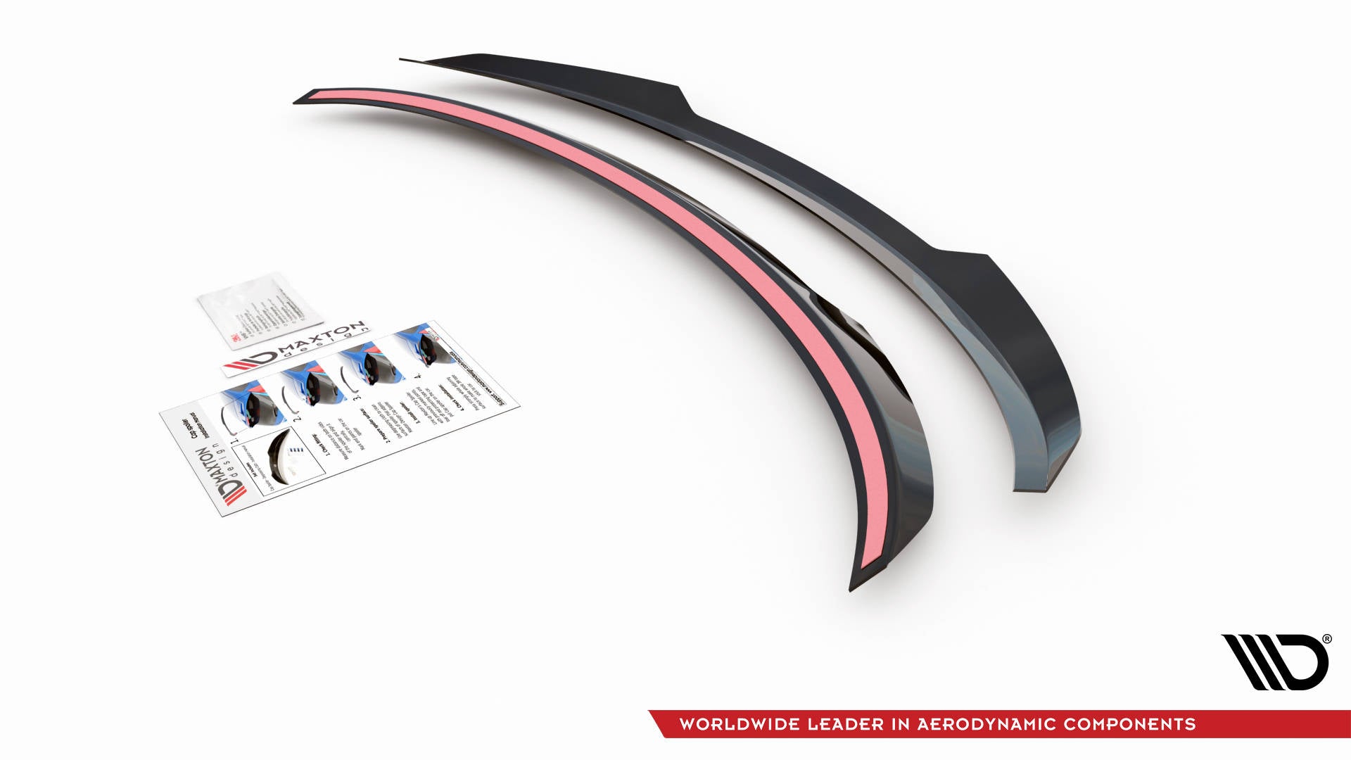 Maxton Design Spoiler CAP passend für Hyundai I40 Mk1 schwarz Hochglanz
