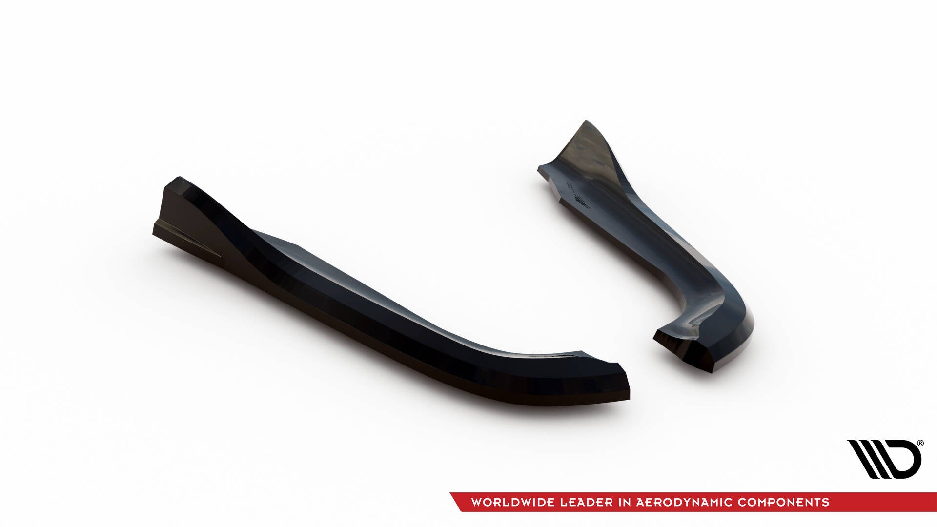 Maxton Design Heck Ansatz Flaps Diffusor passend für Chrysler 300 Mk2 schwarz Hochglanz