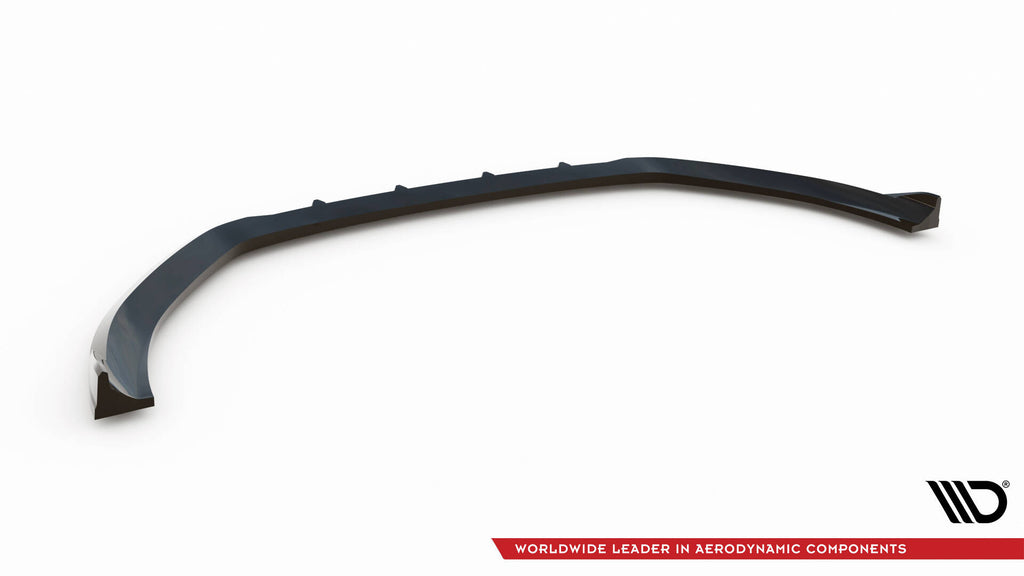 Maxton Design Street+ Spoilerlippe Front Ansatz V.1 passend für Audi A3 Limousine 8V schwarz Hochglanz