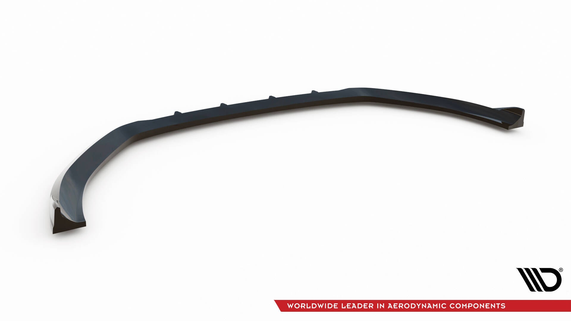 Maxton Design Street+ Spoilerlippe Front Ansatz V.1 passend für Audi A3 Limousine 8V schwarz Hochglanz