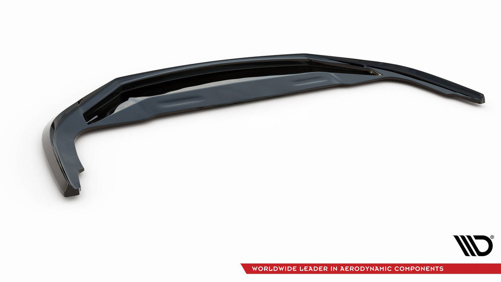 Maxton Design Street+ Spoilerlippe Front Ansatz V.1 passend für Porsche 911 Carrera 991 Facelift schwarz Hochglanz