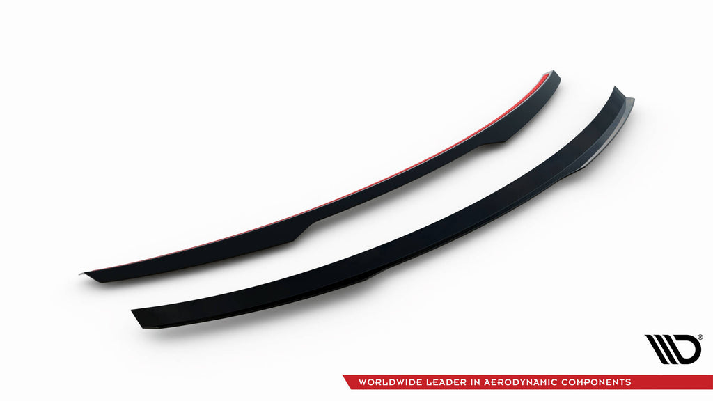 Maxton Design Spoiler CAP passend für Mercedes-Benz GLE Coupe AMG-Line C167 / C167 Facelift schwarz Hochglanz