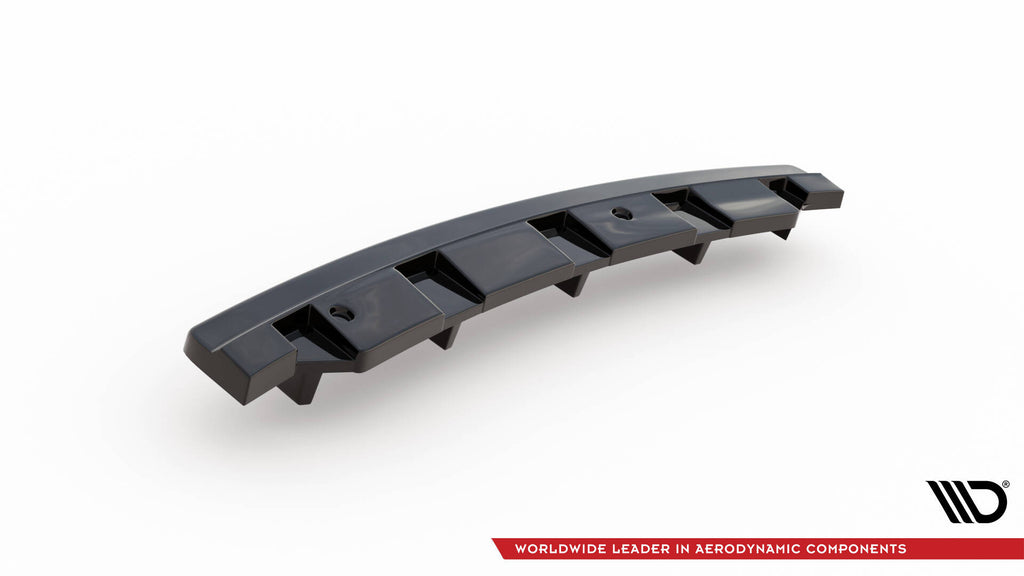 Maxton Design Heckansatz BMW 5er M-Paket Limousine/Touring F10/F11 (mit zwei Einzel Endstücken) schwarz Hochglanz für BMW 5er F10- F11