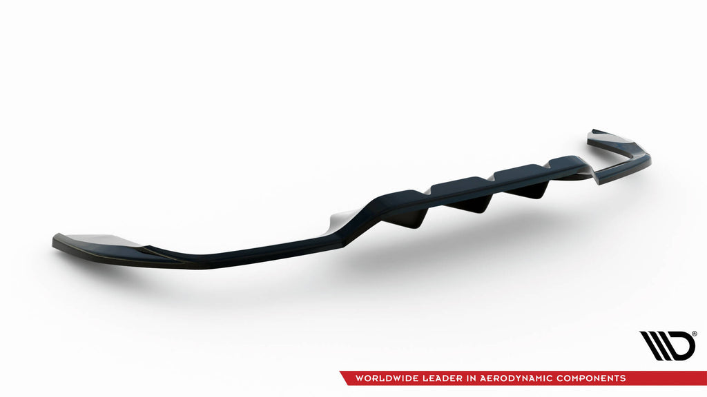 Maxton Design Street+ Mittlerer Diffusor RACE passend für Cupra Leon Hatchback Mk1 schwarz Hochglanz