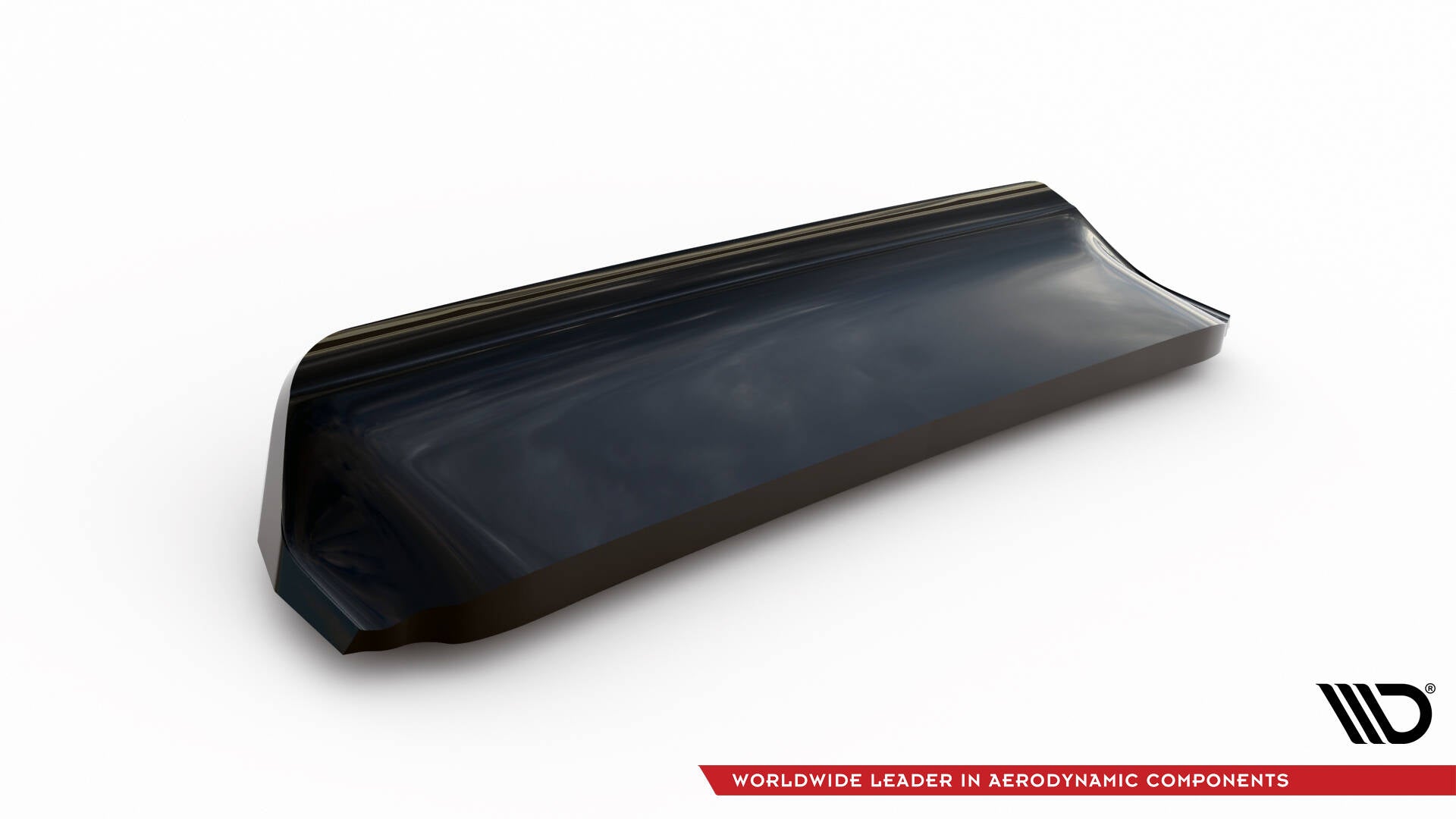 Maxton Design Mittlerer Diffusor Heck Ansatz DTM Look passend für Ford Focus Vignale Kombi Mk4 schwarz Hochglanz