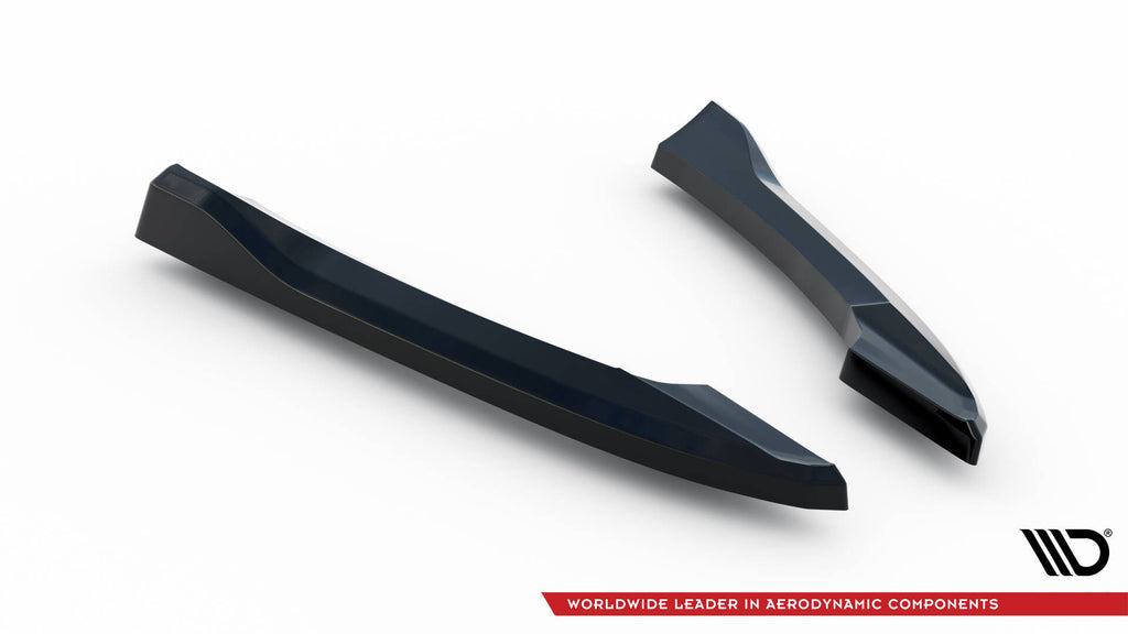 Maxton Design Heck Ansatz Flaps Diffusor V.2 passend für Audi S5 / A5 S-Line Coupe / Cabriolet 8T schwarz Hochglanz
