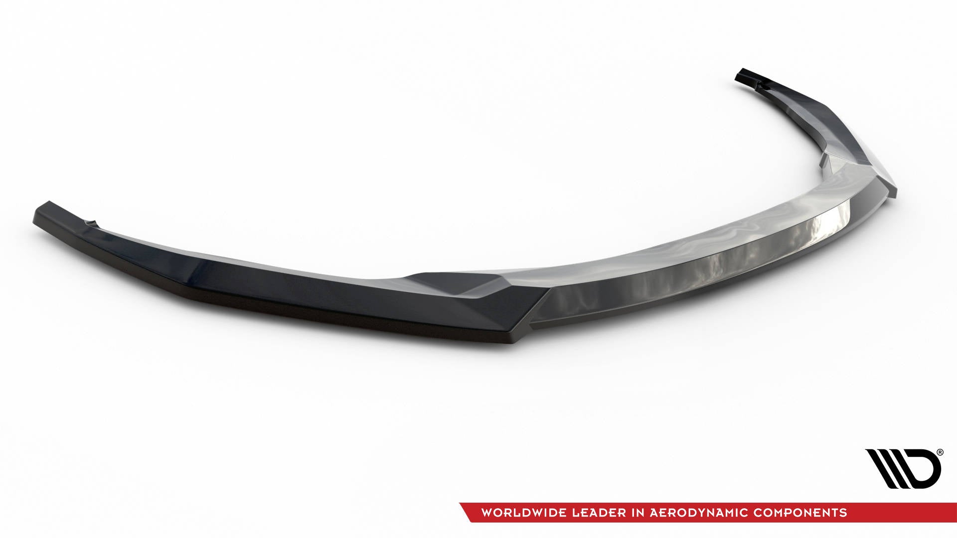 Maxton Design Street+ Spoilerlippe Front Ansatz V.2 passend für Skoda Octavia Sportline Mk4 schwarz Hochglanz