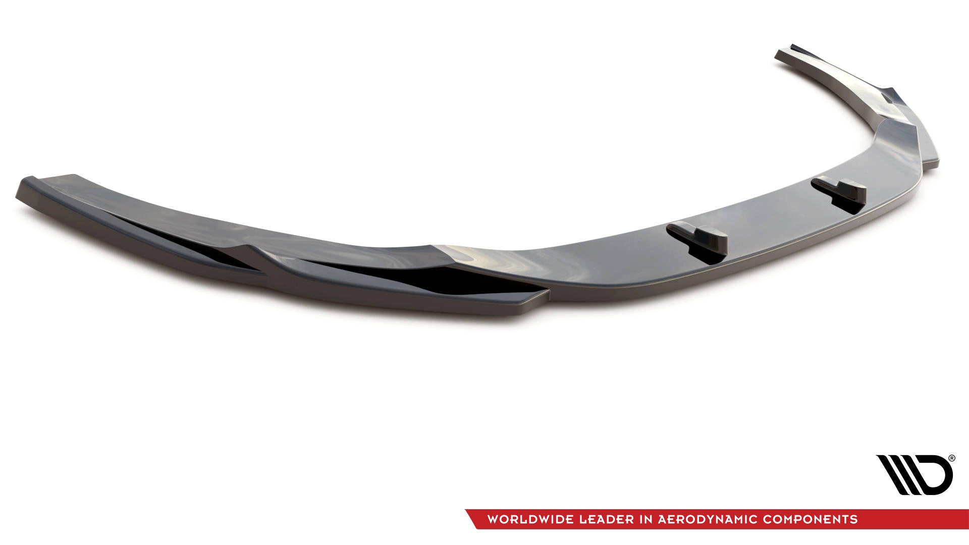 Maxton Design Street+ Spoilerlippe Front Ansatz V.3 passend für Audi RS5 F5 Facelift schwarz Hochglanz