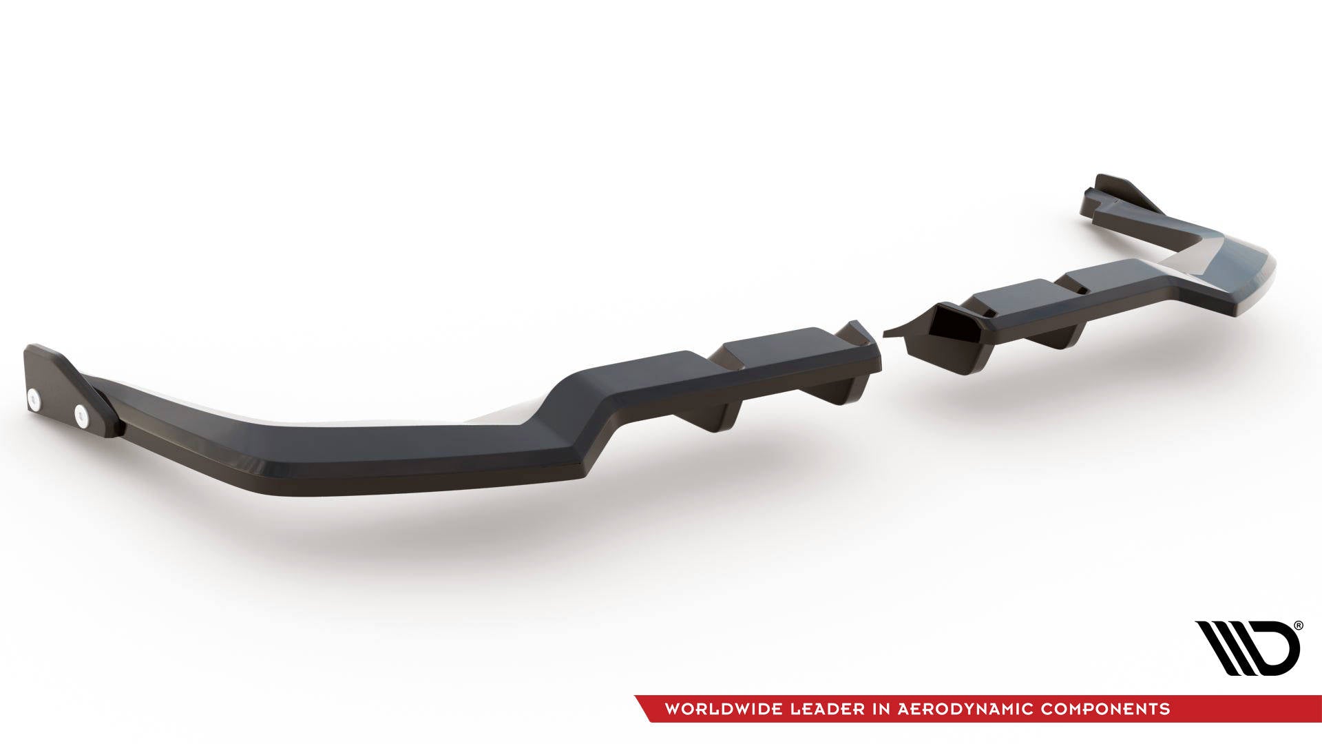 Maxton Design Street+ Mittlerer Diffusor RACE passend für V.1 + Flaps Honda Civic Type-R Mk 11
