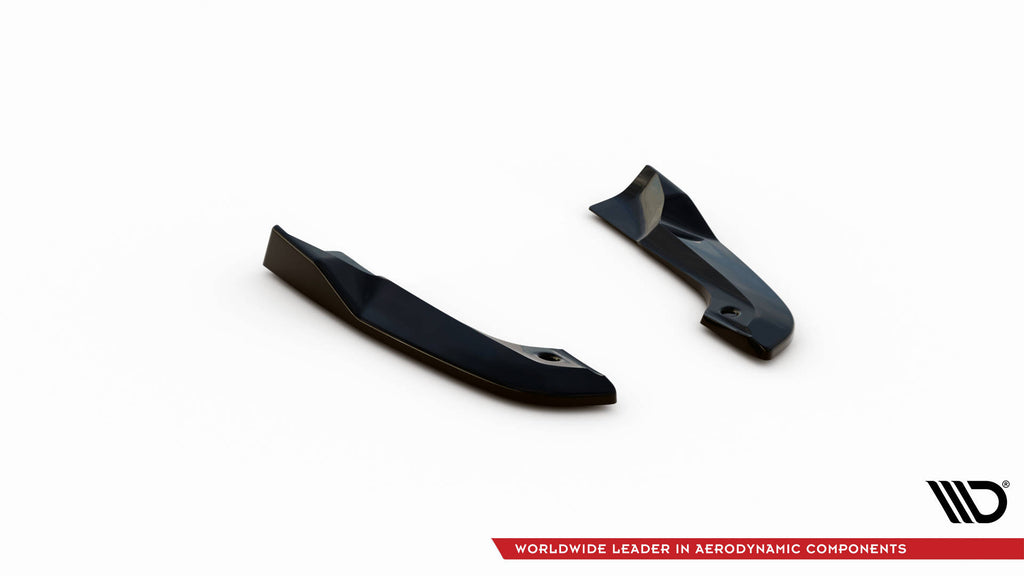 Maxton Design Heck Ansatz Flaps Diffusor passend für Dodge Challenger SRT Hellcat Widebody Mk3 schwarz Hochglanz
