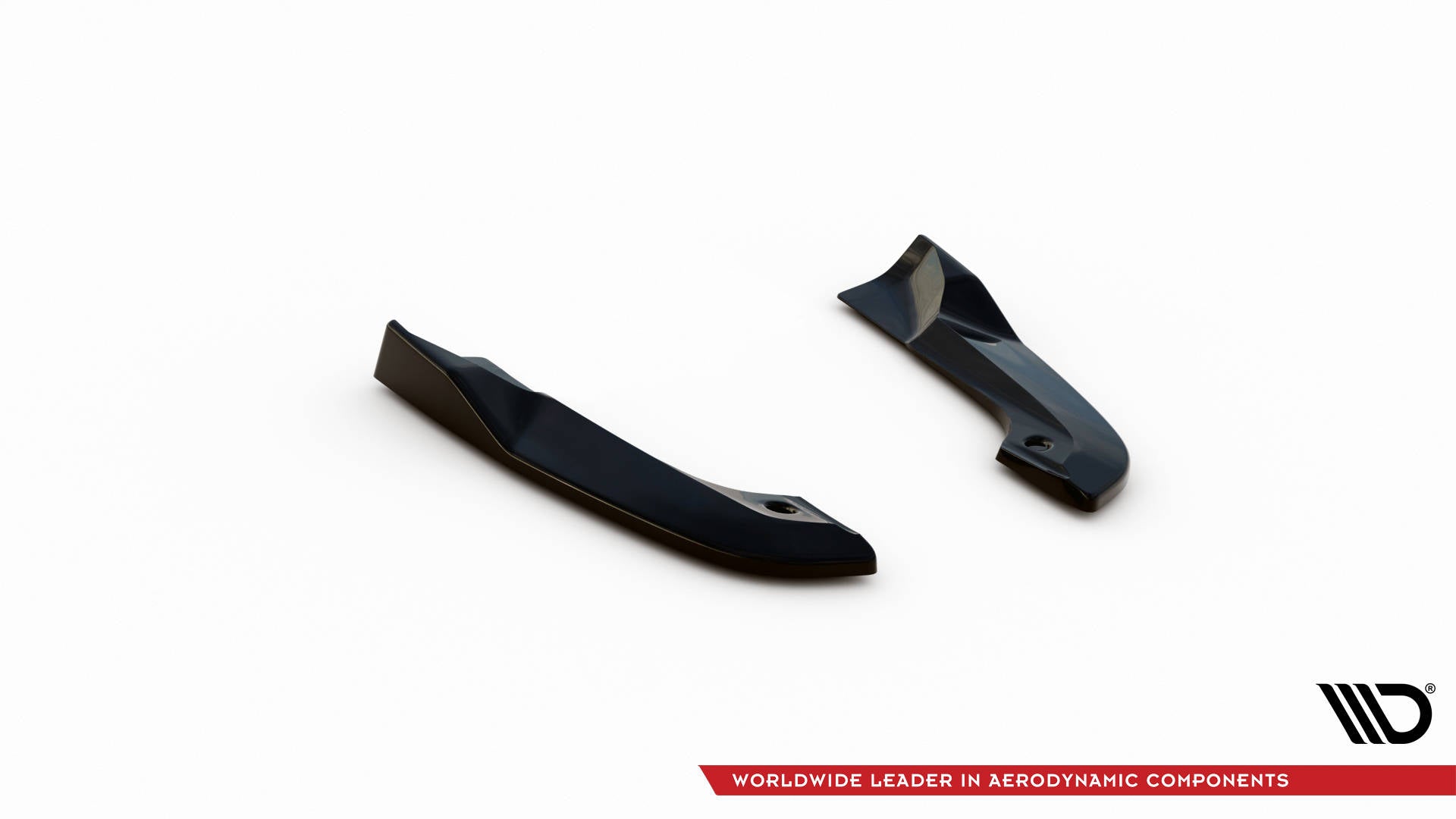 Maxton Design Heck Ansatz Flaps Diffusor passend für Dodge Challenger SRT Hellcat Widebody Mk3 schwarz Hochglanz